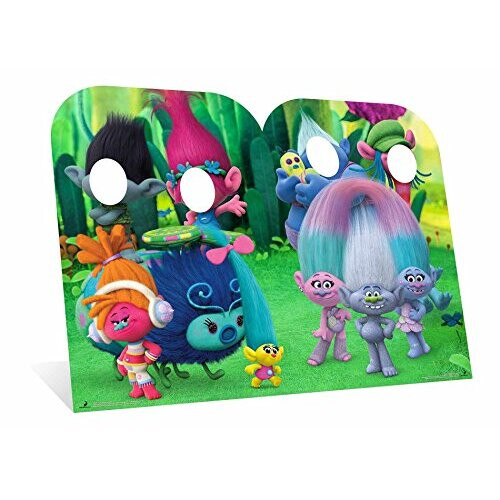 STARL CUT OUTS "Can't Stop the Feeling Left" Trolls Stand-In, Multi-Colour 2