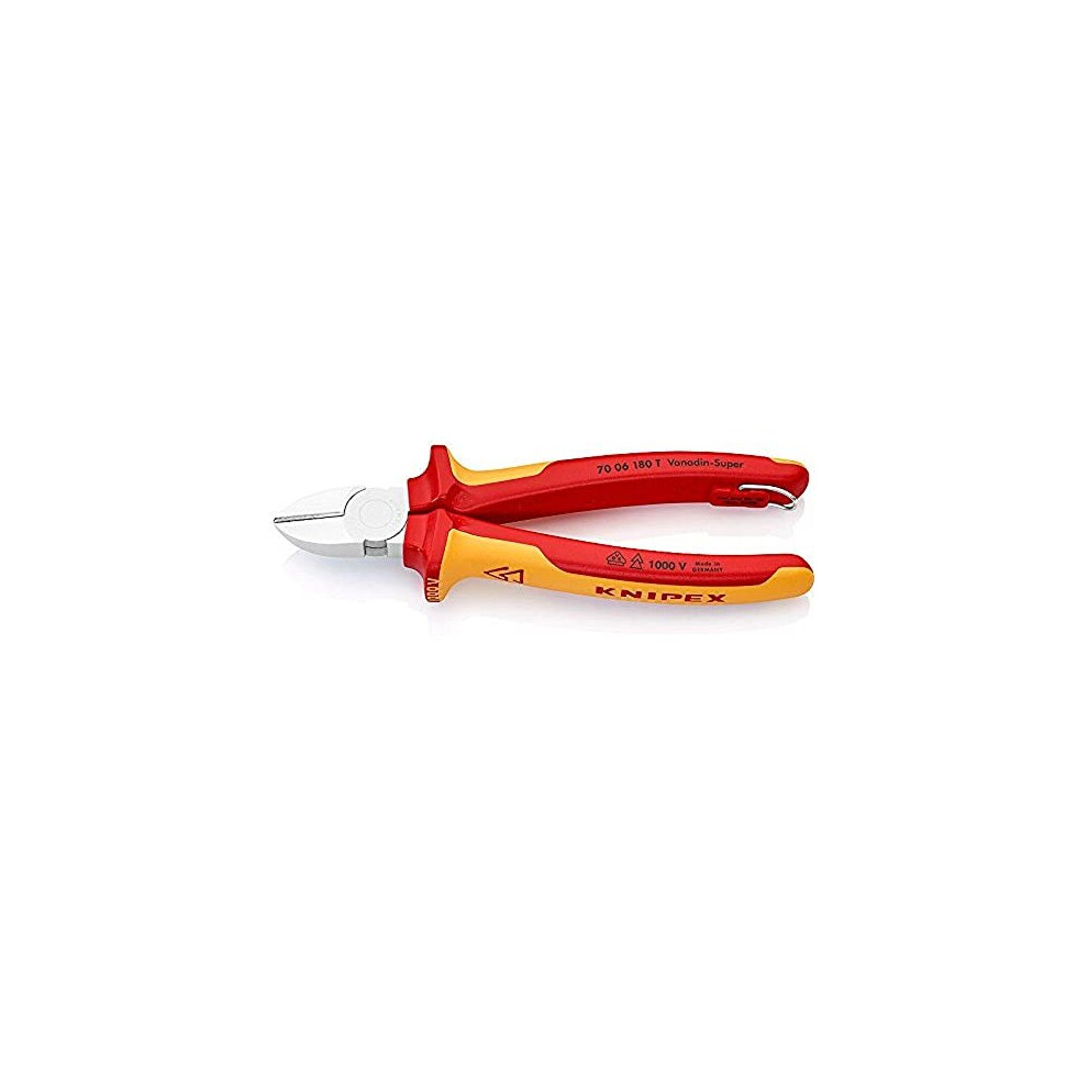 KNIPEX Diagonal Cutter 1000V-insulated (180 mm) 70 06 180 T