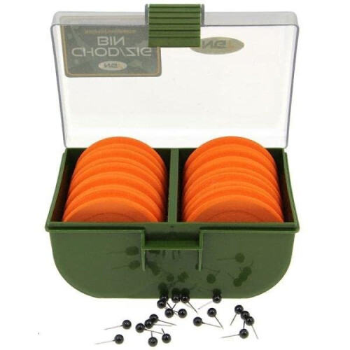 NGT NGT Chod/Zig Bin with 10 Eva Winders - Green, One Size 2