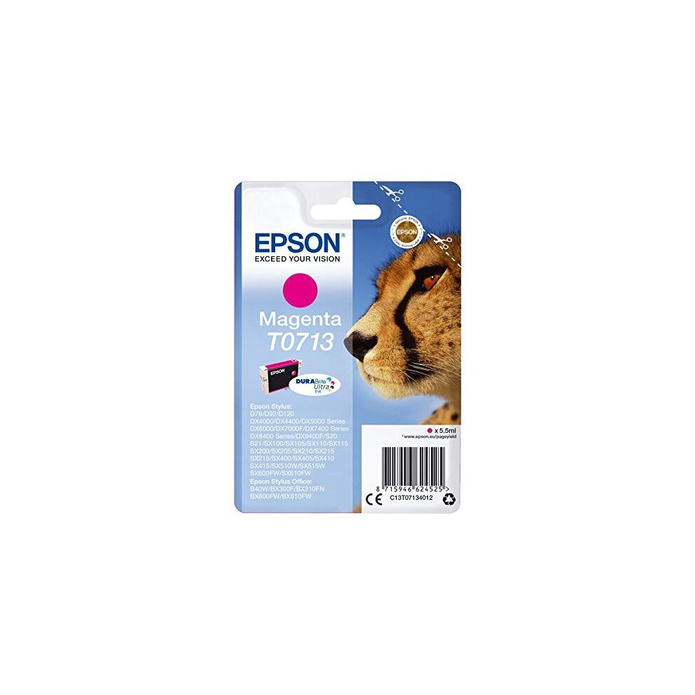 Epson Cheetah Ink Cartridge For Stylus Sx600fw Series - Magenta