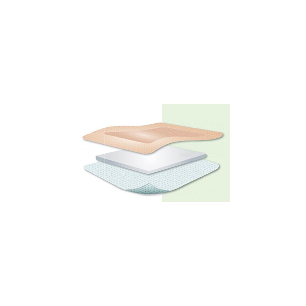 Kliniderm Foam Silicone Lite Border Square Dressing, 15 X 15 Cm