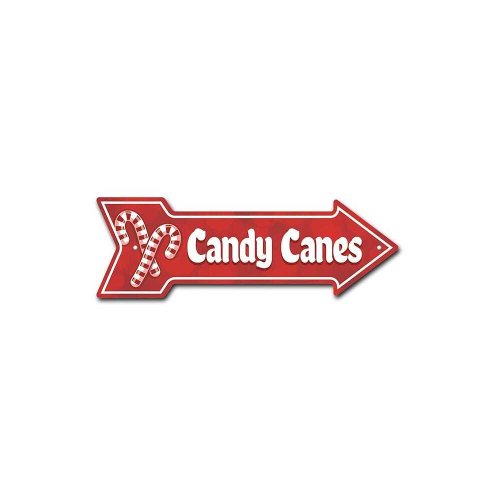 MightySkins RD-A-999926 Peel & Stick Art Removable Candy Canes Decal - Indoor & Outdoor Decor 24 in. Direction Sticker Vinyl Wall