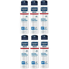 '6 x Sanex Deodorant Men Dermo Active Control for Normal Skin – 200Ml