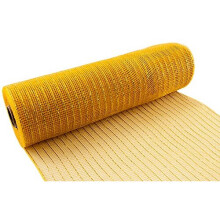 Eleganza Deco Mesh Metallic 25cm x 9.1m Gold No.35, Synthetic Material, 8.2 x 8.2 x 26.2 cm