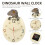 (B) Dinosaur Wall Clock 3d Dinosaur Egg Hanging Clocks Kids Silent Decorative Clock 3