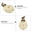 (A) Dinosaur Wall Clock 3d Dinosaur Egg Hanging Clocks Kids Silent Decorative Clock 2