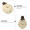 (C) Dinosaur Wall Clock 3d Dinosaur Egg Hanging Clocks Kids Silent Decorative Clock 4
