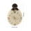 (C) Dinosaur Wall Clock 3d Dinosaur Egg Hanging Clocks Kids Silent Decorative Clock 5