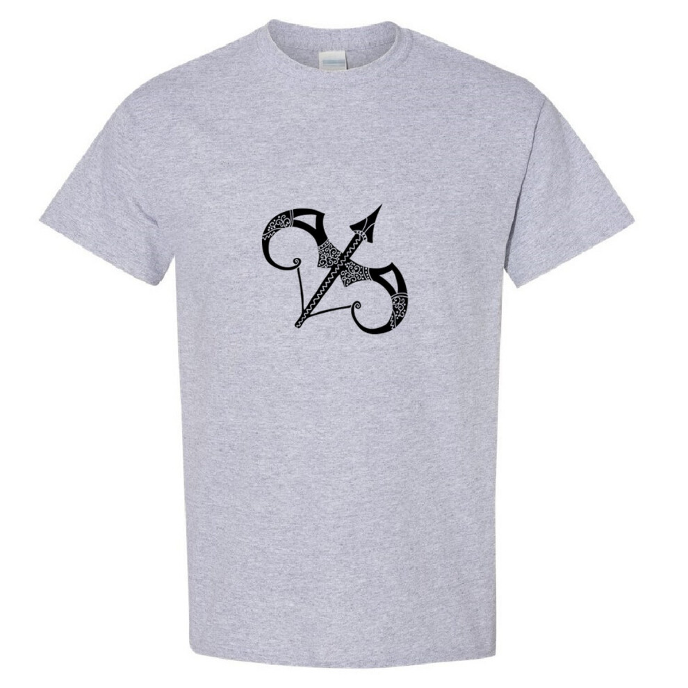 (Sport Grey, S) Sagittarius Horoscopes Zodiac Symbol Star Sign Art Men T Shirt Tee Top