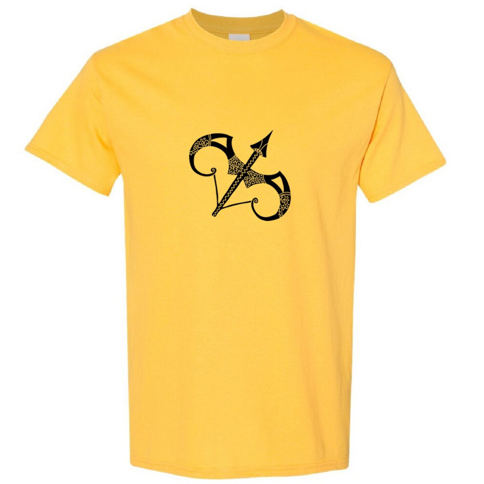 (Yellow, M) Sagittarius Horoscopes Zodiac Symbol Star Sign Art Men T Shirt Tee Top