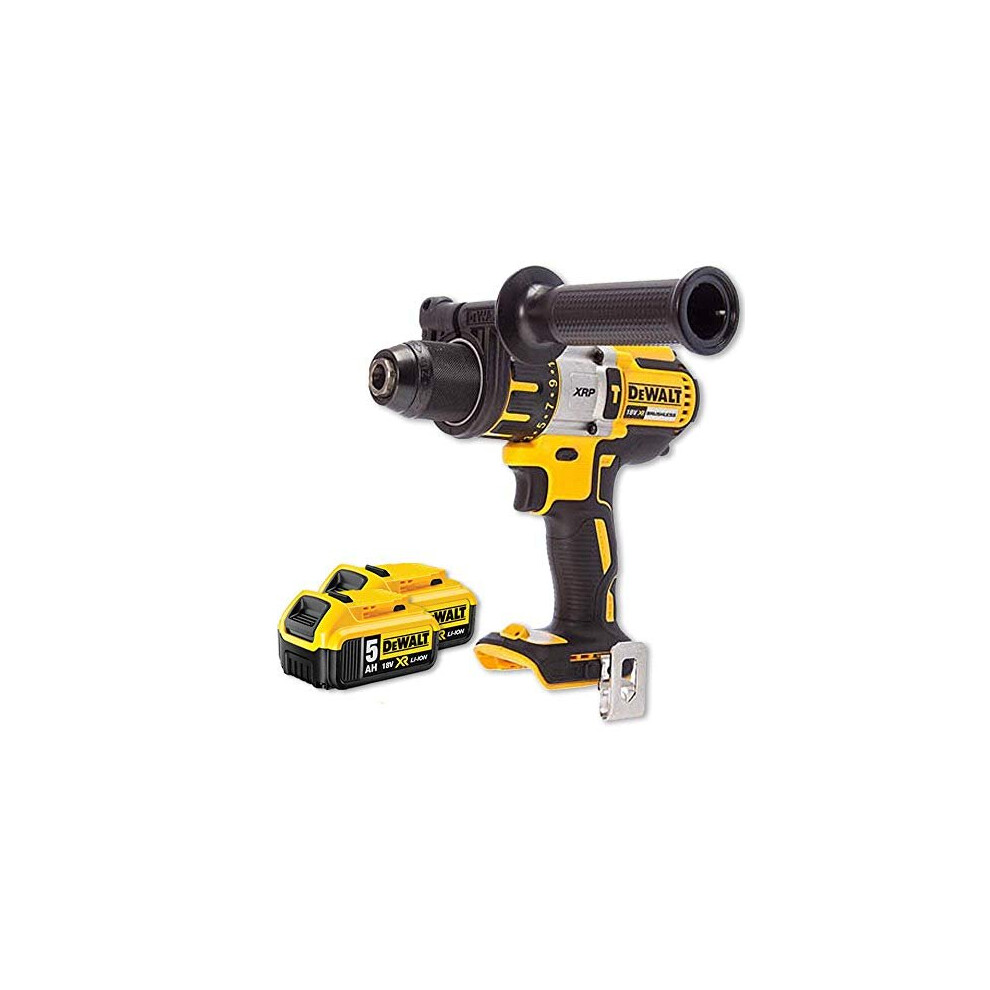 Dewalt DCD996N 18v XR Brushless Hammer Combi Drill with 2 x DCB184 5Ah Batteries