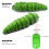 (Green) Remote Control Caterpillar Toy Electric Infrared Simulation Worm Trick Toy 2