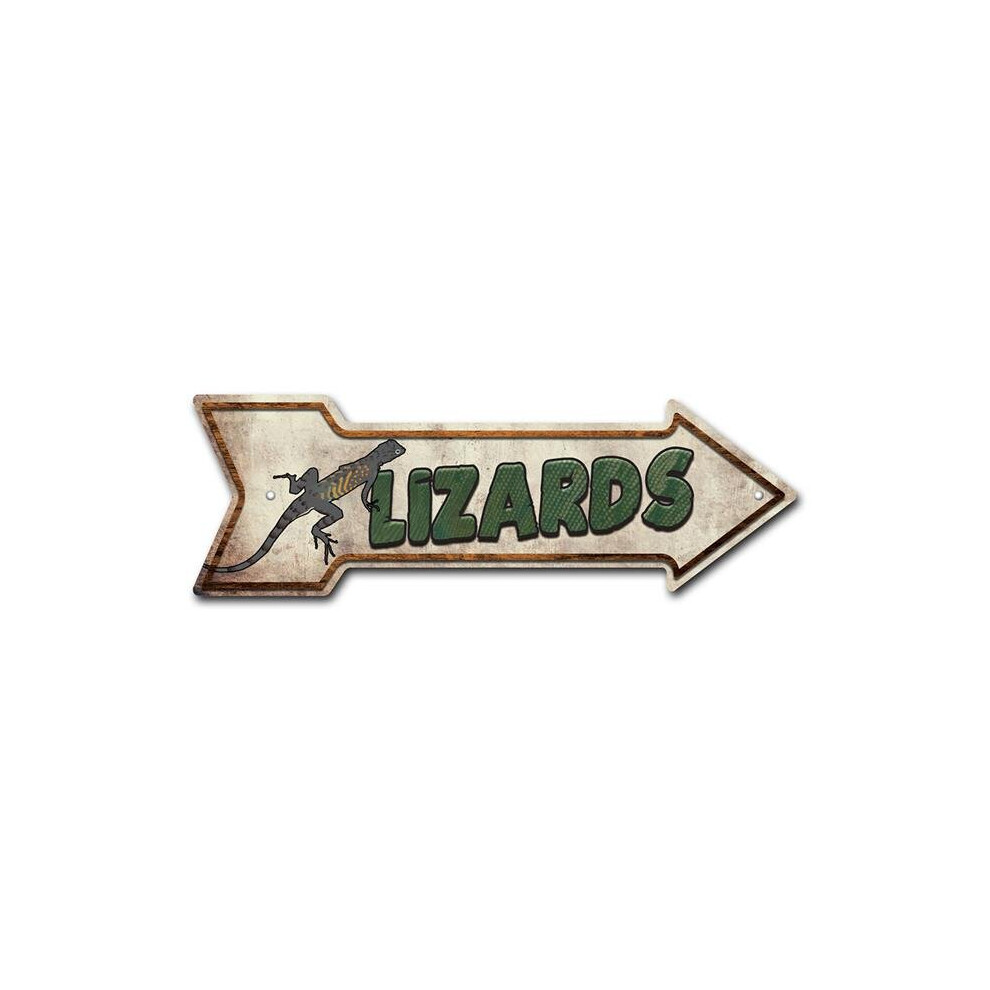 MightySkins RD-A-999769 Peel & Stick Art Removable Lizards Decal - Indoor & Outdoor Decor 24 in. Direction Sticker Vinyl Wall