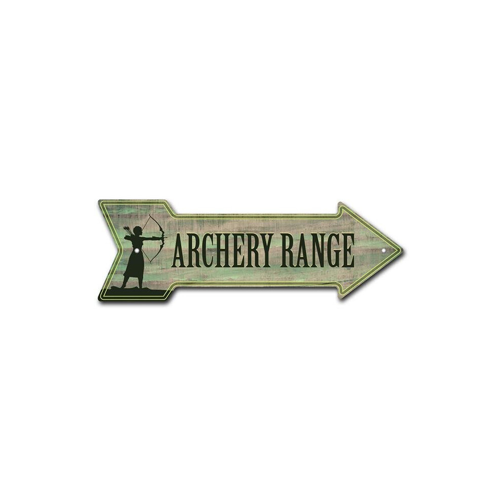 MightySkins RD-A-999977 Peel & Stick Art Removable Archery Range Decal - Indoor & Outdoor Decor 24 in. Direction Sticker Vinyl Wall