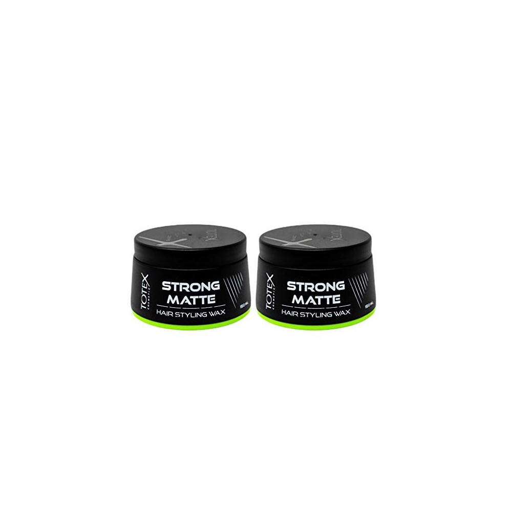 Totex Hair Men Styling Hair Wax - Strong Hold Texture Matte Natural Matte Look Finish - Hair Defining Paste Matte Wax 150ml (2 Pcs Offer)-image-OPC-PB5MZF9-NEW