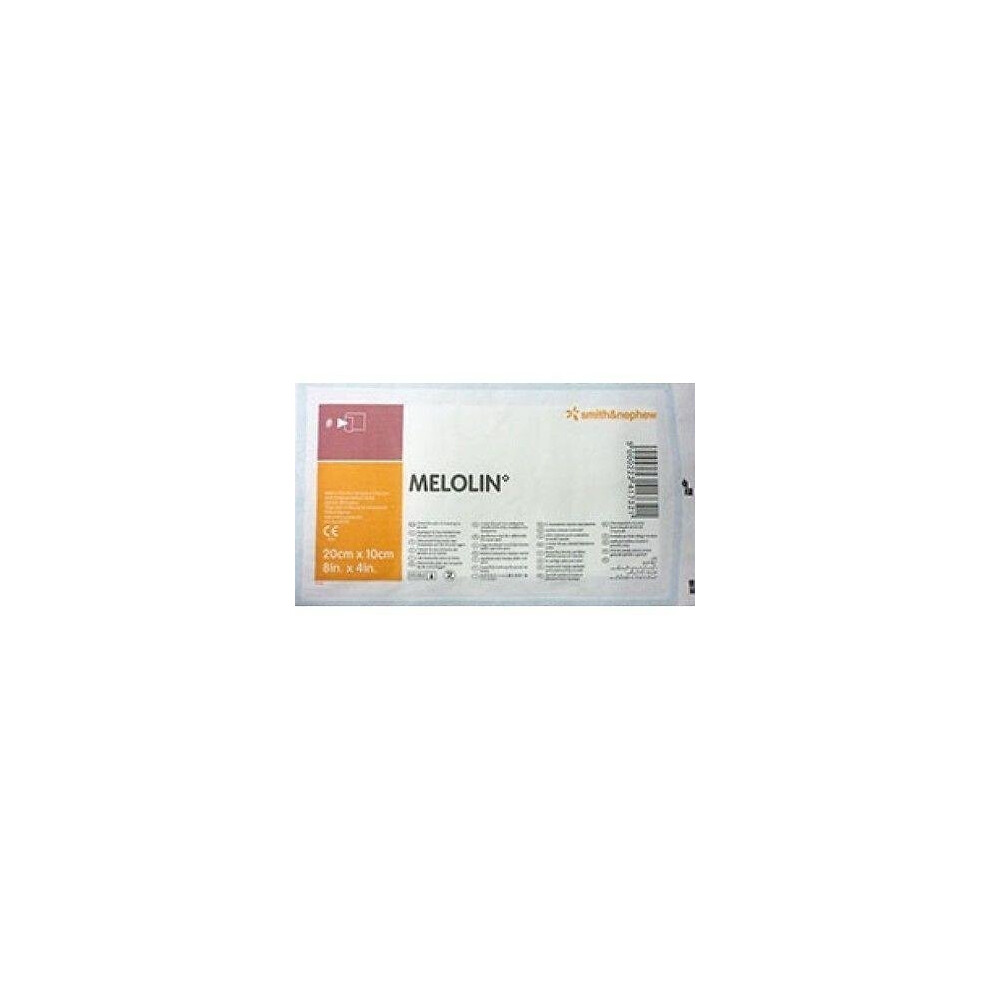 Melolin 10 X 20 Cm X 100 Low Adherent Absorbent Dressings Wounds Abrasions Burns