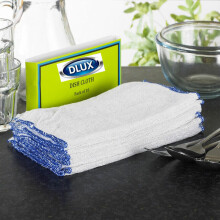 10 Large Dish Cloths 100% Cotton Rich Cleaning Cloth Washing Drying