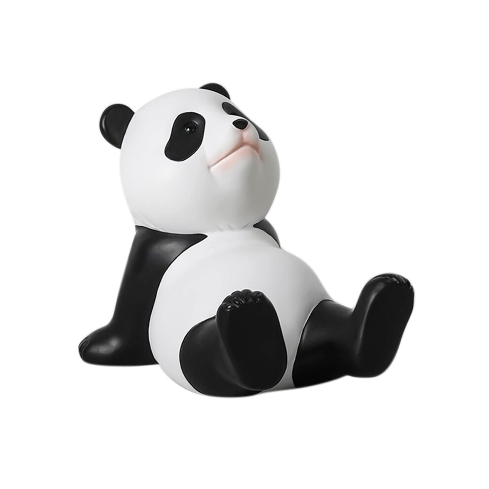 (A) Panda Phone Holder Resin Desktop Cell Phone Holder Ornaments Home Decor 768619192379
