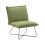Living And Home Modern Linen Accent Chair with Metal Base 3