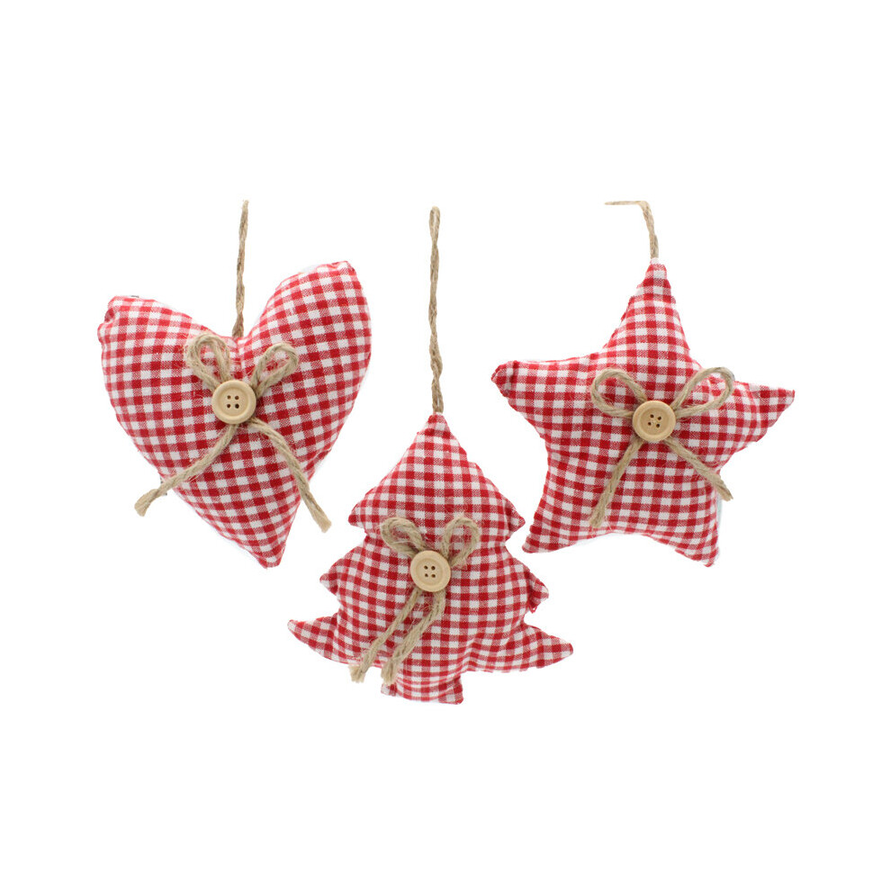 Christmas Gingham Tree Decorations-image-OPC-PB5NC57-NEW