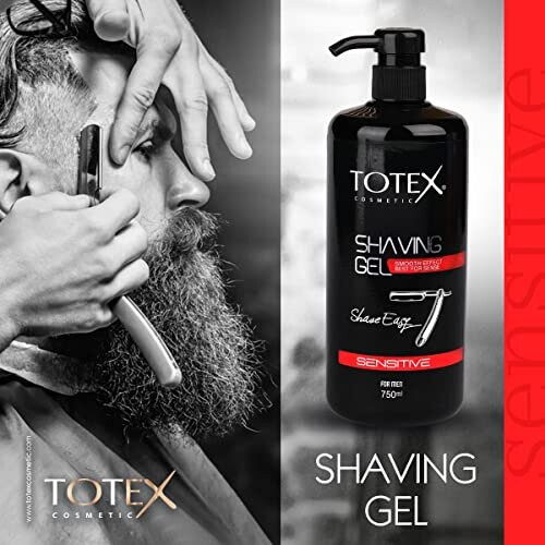Totex Sensitive Shaving Gel 750ml 1