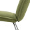 Living And Home Modern Linen Accent Chair with Metal Base 5