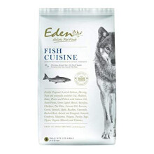 Eden Fish Cuisine, cibo secco per cani di piccola taglia al salmone e aringa, 2 kg