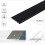 (2.7m, Black) A02 30mm Anodised Aluminium Flat Door Threshold Strip 2