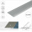 (0.93m, Silver) A02 30mm Anodised Aluminium Flat Door Threshold Strip 6