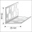 (2.7m, Black) A01 30mm Anodised Aluminium Door Threshold Ramp Profile 8