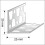 (2.7m, Black) A01 30mm Anodised Aluminium Door Threshold Ramp Profile 9