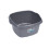 Wham Wham 32cm Square Plastic Washing Up Sink Bowl Caravan Basin - Silver 1