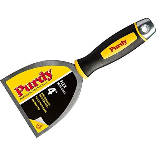 Purdy Purdy Stainless Steel Flexible Putty Scraper Joint Knife (4in (101.6mm)) 1