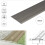 (0.93m, Inox) A08 35mm Anodised Aluminium Flat Door Threshold Profile 4
