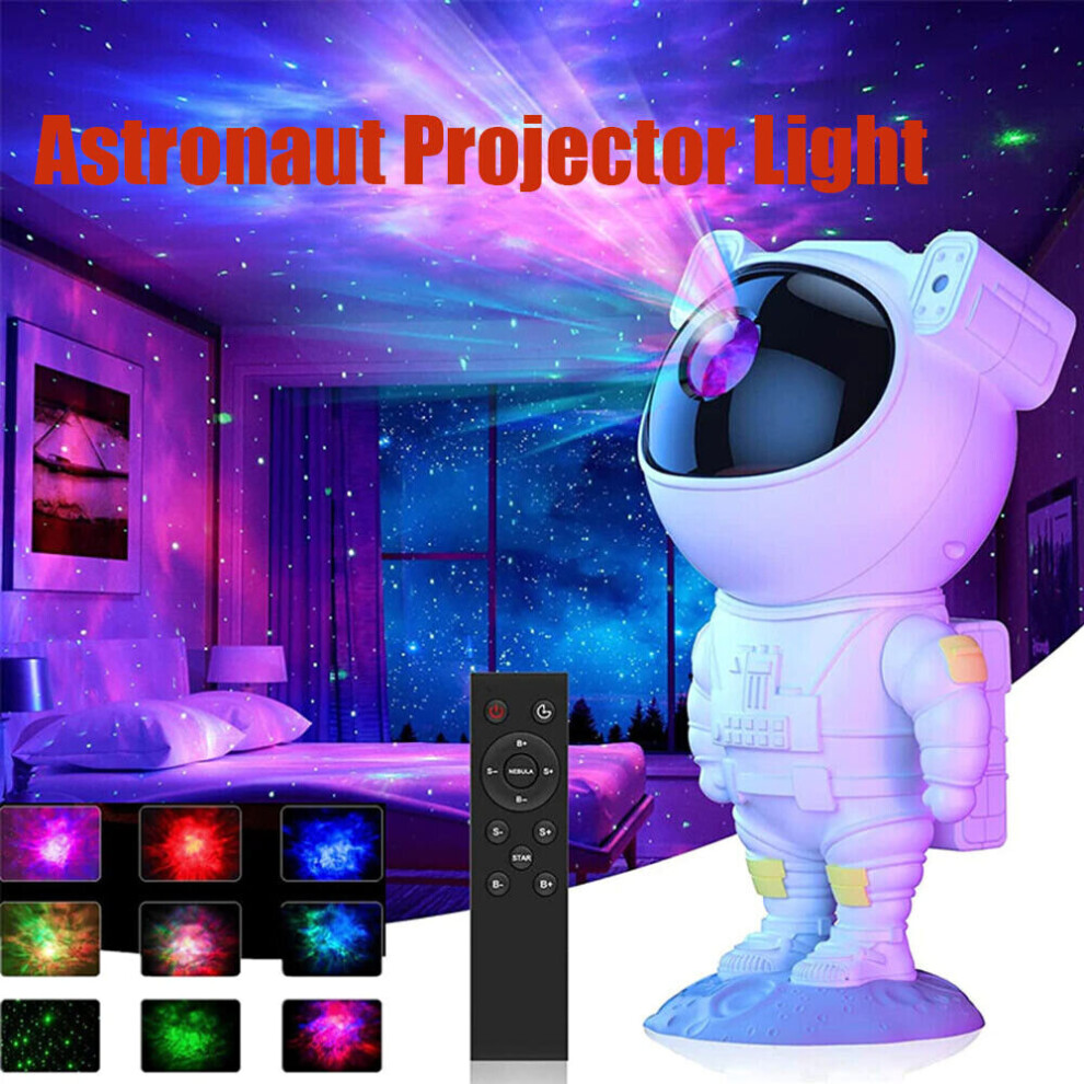 Astronaut Starry Galaxy Projector Night Light Space Nebula Star Lamp