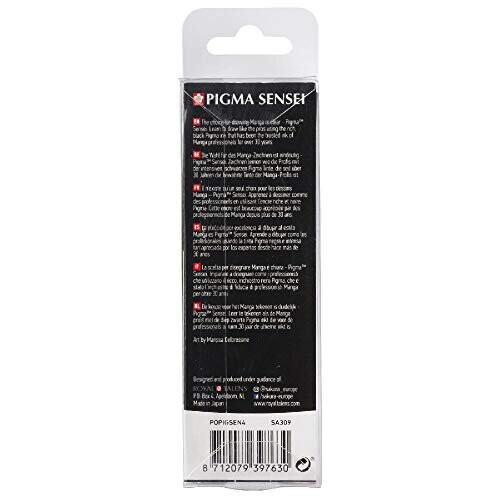 Sakura Pigma SENSEI Manga SET (4 pens, black) 2