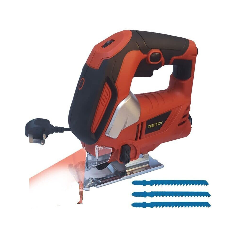 710W Electric Jig Saw Wood Metal Plastic Cutting Blade Laser Guide DIY