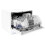 Dellonda Compact Tabletop Dishwasher 6 Place Settings, 6 Programmes, Low Noise, 6.5L Cycle - White - DH83 12