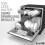 Dellonda Compact Tabletop Dishwasher 8 Place Settings, 6 Programmes, Low Noise, 8L Cycle - Black - DH88 5