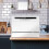 Dellonda Compact Tabletop Dishwasher 6 Place Settings, 6 Programmes, Low Noise, 6.5L Cycle - White - DH83 7