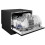 Dellonda Compact Tabletop Dishwasher 6 Place Settings, 6 Programmes, Low Noise, 6.5L Cycle - Black - DH85 11
