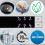 Dellonda Compact Tabletop Dishwasher 8 Place Settings, 6 Programmes, Low Noise, 8L Cycle - White - DH86 4
