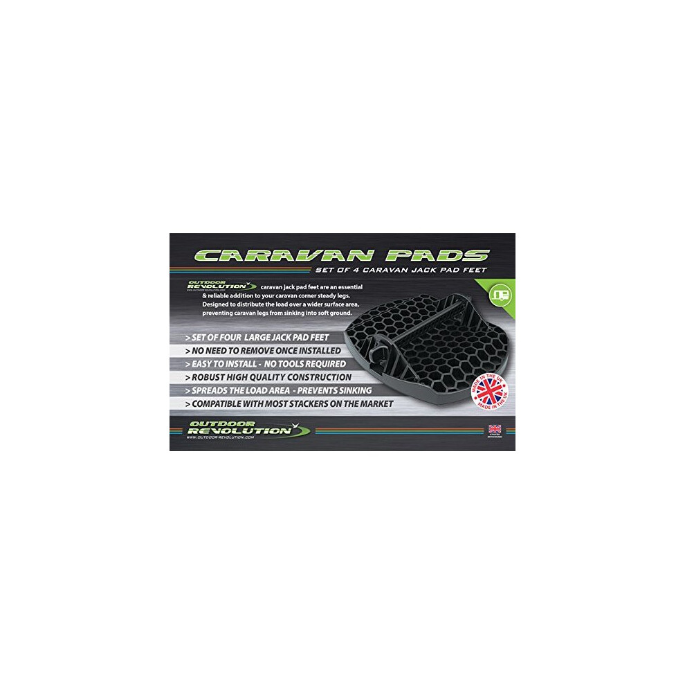 Outdoor Revolution Ac455 Caravan Jack Pad Feet (4 Pack)