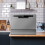 Dellonda Compact Tabletop Dishwasher 6 Place Settings, 6 Programmes, Low Noise, 6.5L Cycle - Silver - DH84 7
