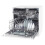 Dellonda Compact Tabletop Dishwasher 8 Place Settings, 6 Programmes, Low Noise, 8L Cycle - White - DH86 14