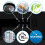 Dellonda Compact Tabletop Dishwasher 8 Place Settings, 6 Programmes, Low Noise, 8L Cycle - Black - DH88 4