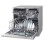Dellonda Compact Tabletop Dishwasher 8 Place Settings, 6 Programmes, Low Noise, 8L Cycle - Silver - DH87 12