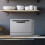 Dellonda Compact Tabletop Dishwasher 6 Place Settings, 6 Programmes, Low Noise, 6.5L Cycle - Silver - DH84 8