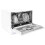 Dellonda Compact Tabletop Dishwasher 6 Place Settings, 6 Programmes, Low Noise, 6.5L Cycle - White - DH83 21