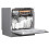 Dellonda Compact Tabletop Dishwasher 8 Place Settings, 6 Programmes, Low Noise, 8L Cycle - Silver - DH87 8